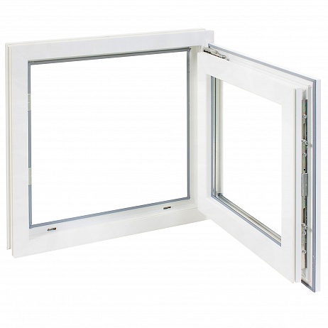 Одностворчатое окно ПВХ 600 * 600 мм